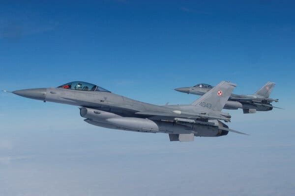 F 16 Training Planned For Ukraine S Pilots The New York Times