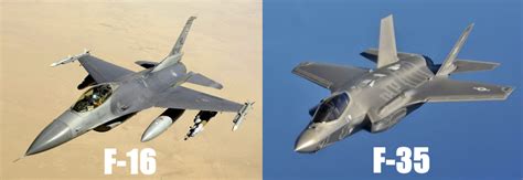 F16 Vs F35 5 Differences Some Similarities Operation Military Kids