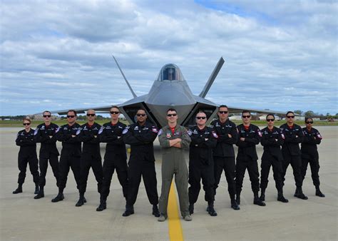 F22 Raptor Demonstration Team Showcases Aerial Dominance