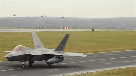 F22 Raptors 95Th Fighter Squadron 325Th Editorial Video 13321848A Shutterstock