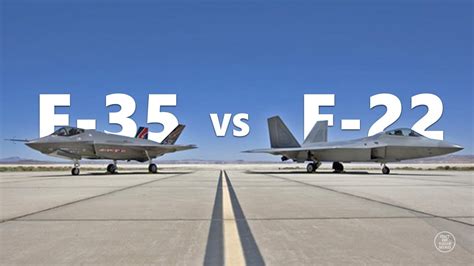 F22 Vs F35 Comparison Youtube