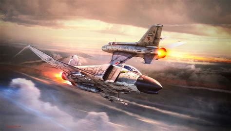 F4 Phantom Vs Mig 21