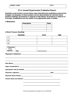 5 Essential Tips for FAA Hypertension Worksheet Success