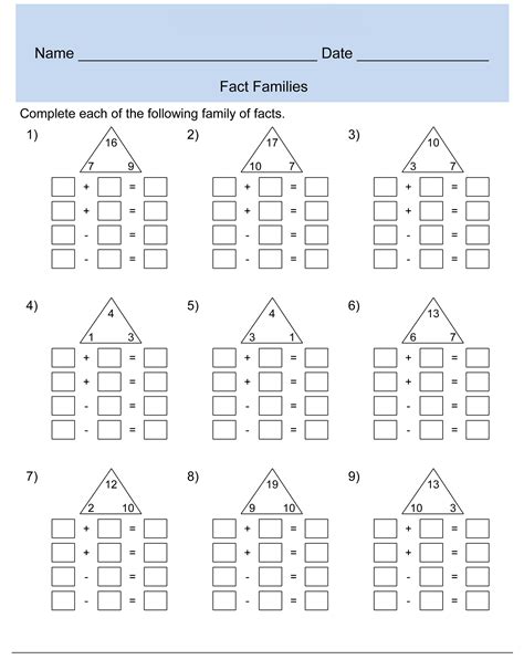 5 Ways to Master Fact Families