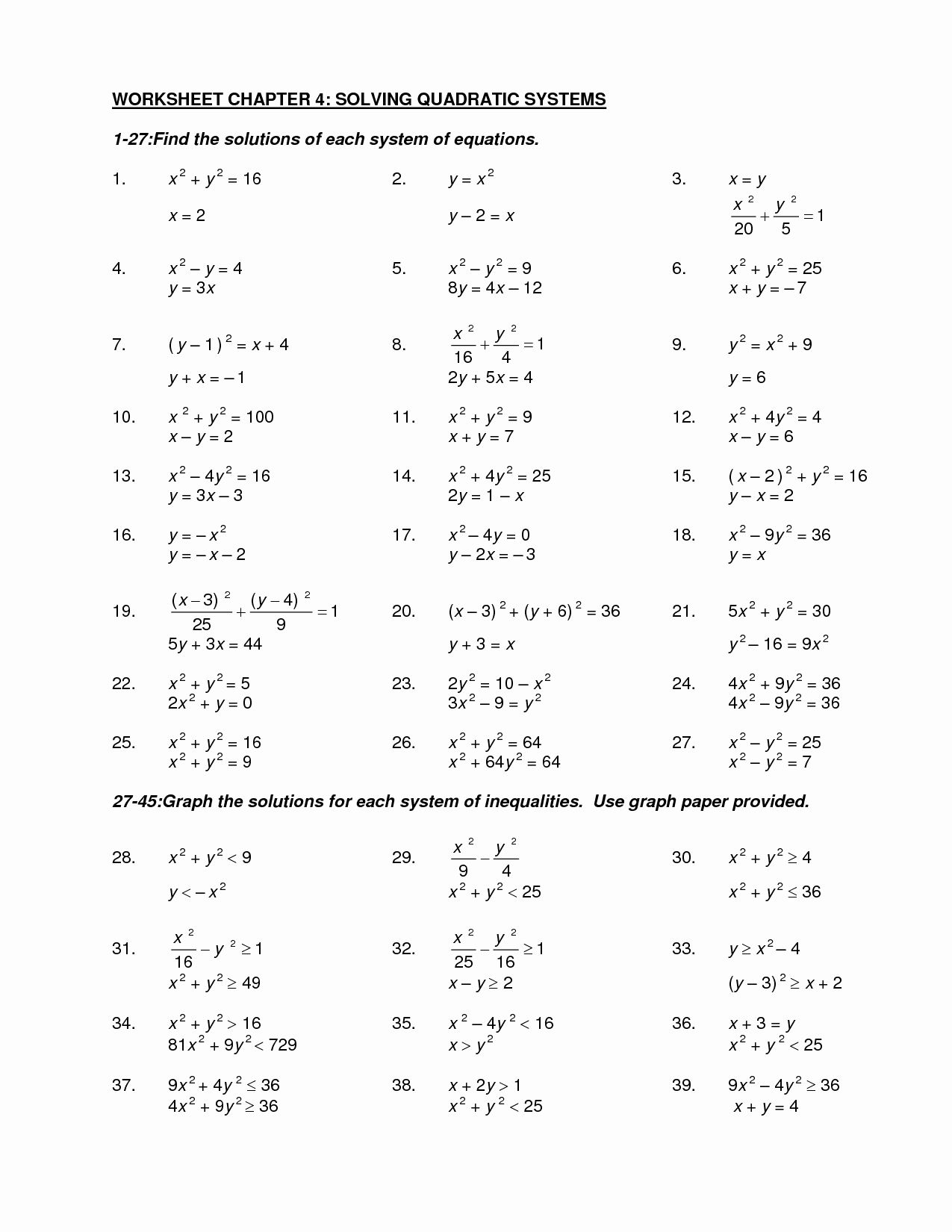 Factoring Quadratic Equations Worksheet Fresh Factoring Quadratic Trinomials Worksheet For 9Th