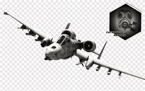 Fairchild Republic A 10 Thunderbolt Ii Common Warthog Airplane Rendering Airplane Png Download