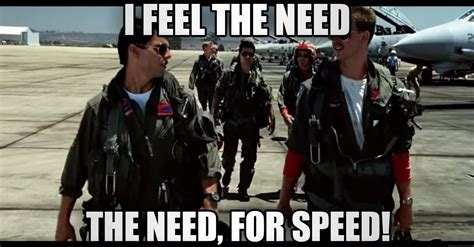 Famous Movie Qoutes 1986 Top Gun I Feel The Need For Speed Movie Trivia