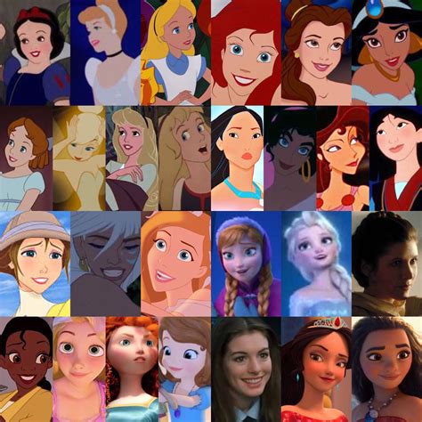 Top 5 Female Disney Characters