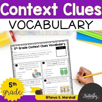 Fifth Grade Language Skill Builders Context Clues Worksheets Library