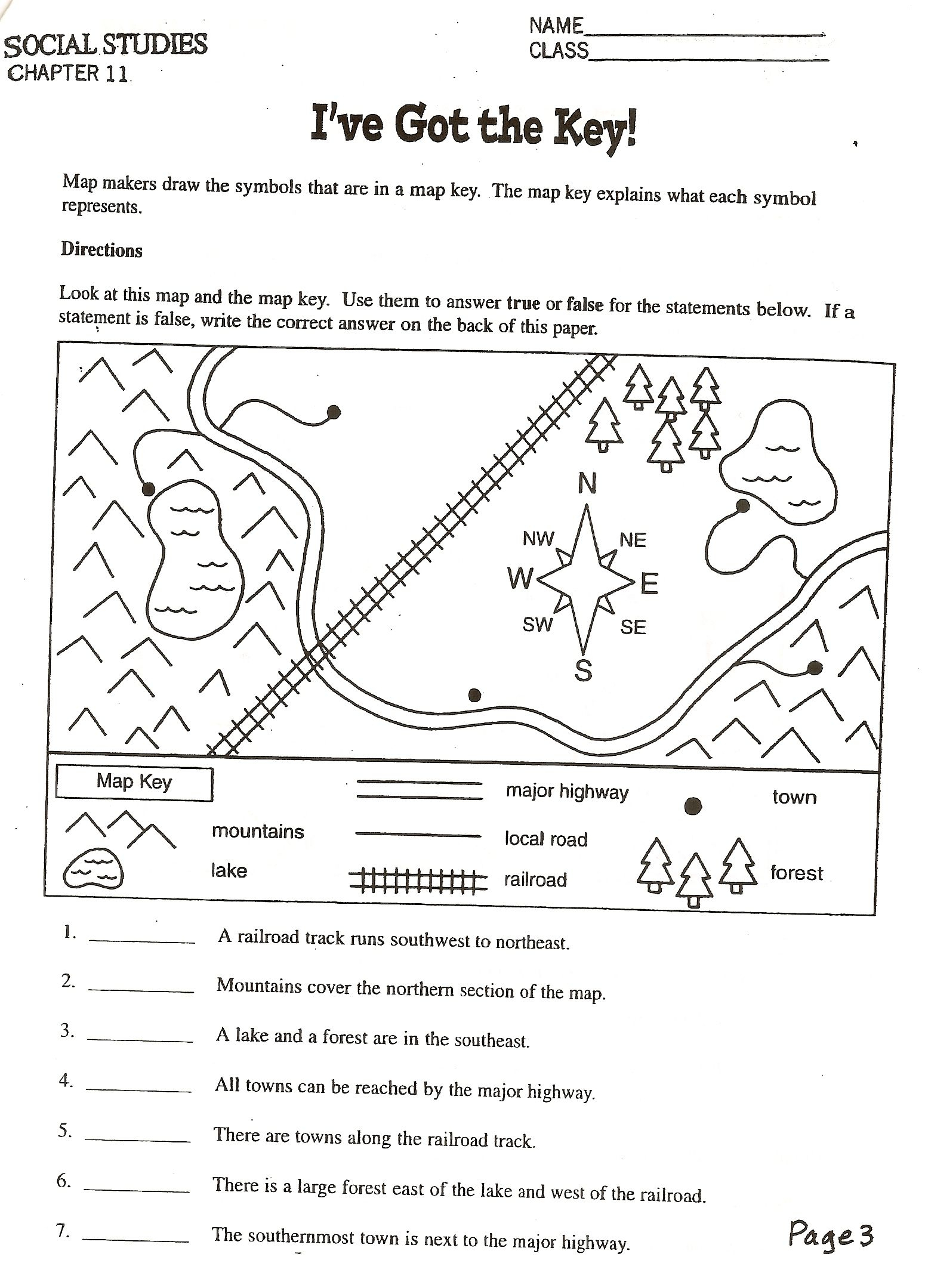 Fifth Grade Social Studies Worksheets Free Using A Map Scale Db Excel Com