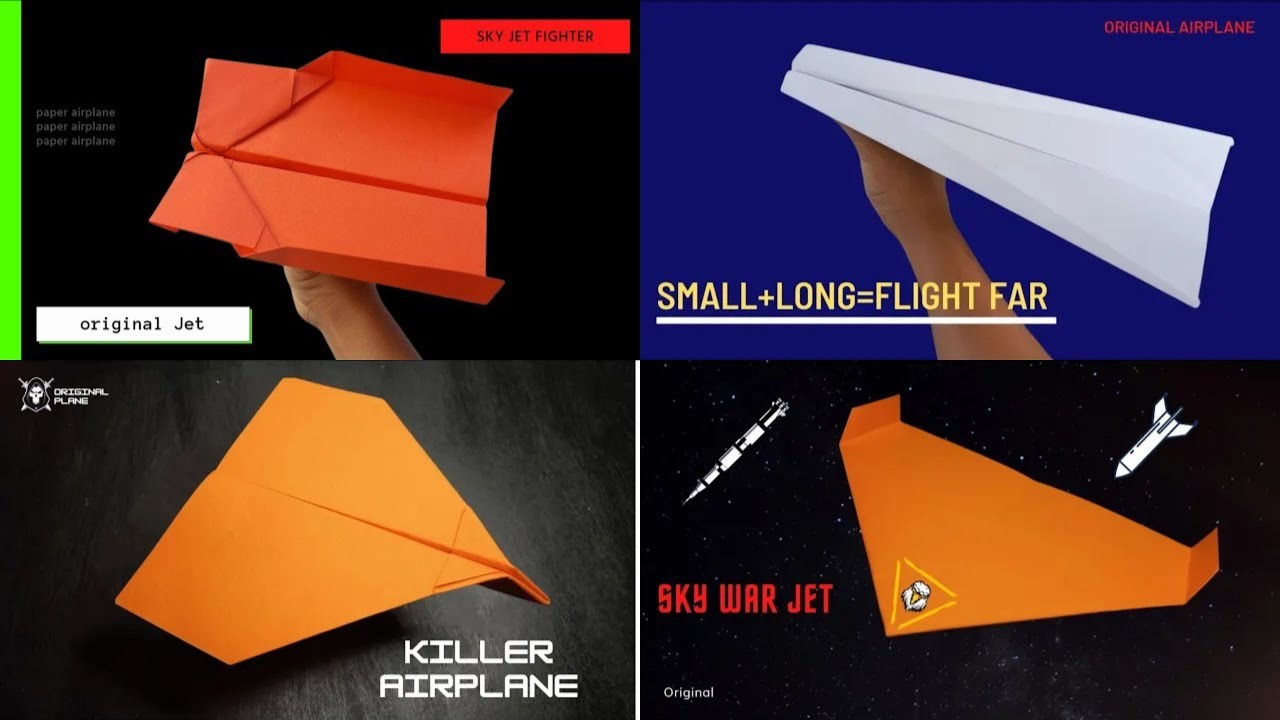 5 Steps to Build a Fighter Jet Paper Plane