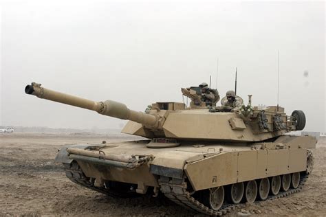 File M1a1 Abrams Tank In Camp Fallujah Jpeg Wikimedia Commons