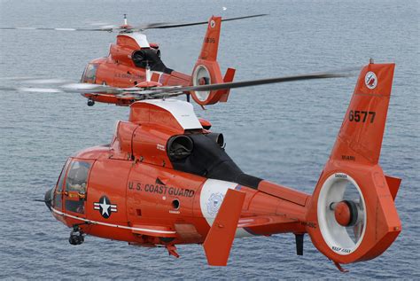 File Two Coast Guard Hh 65C Dolphin Helicopters Jpg Wikipedia