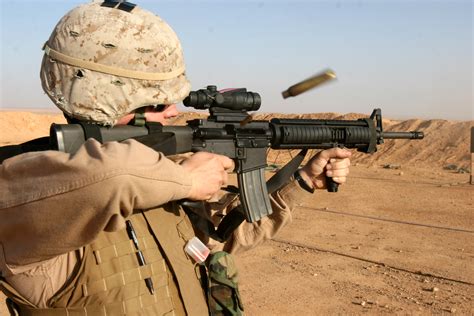 File Us Marine M16a4 Rifle Acog Jpg Wikipedia