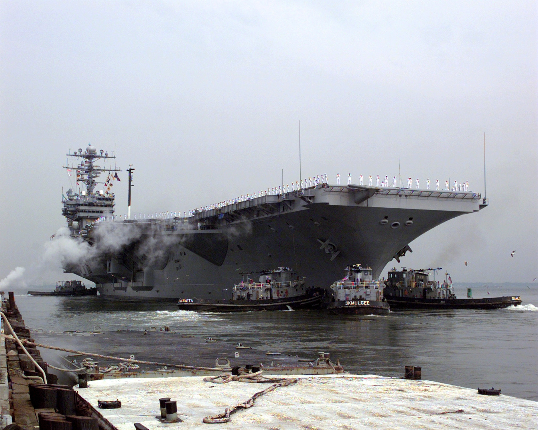 File Uss Dwight D Eisenhower Cvn 69 Rf Jpg Wikipedia The Free