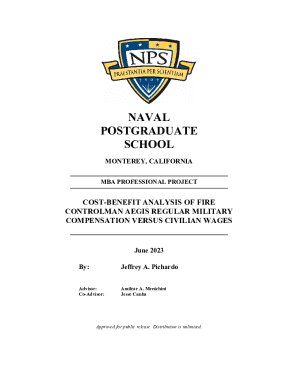 Fillable Online Cost Benefit Analysis Of Fire Controlman Aegis Regular Military Compensation