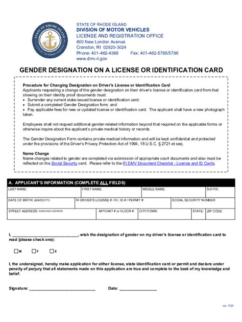 Fillable Online Veteran Designation On A License Or Identification Ri Dmv Ri Gov Fax