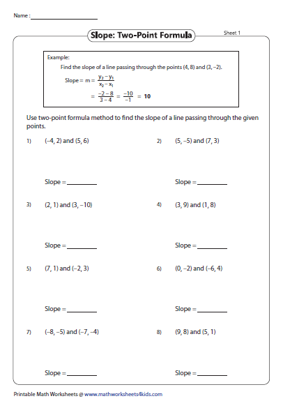 5 Steps to Master Slope Calculation with Two Points