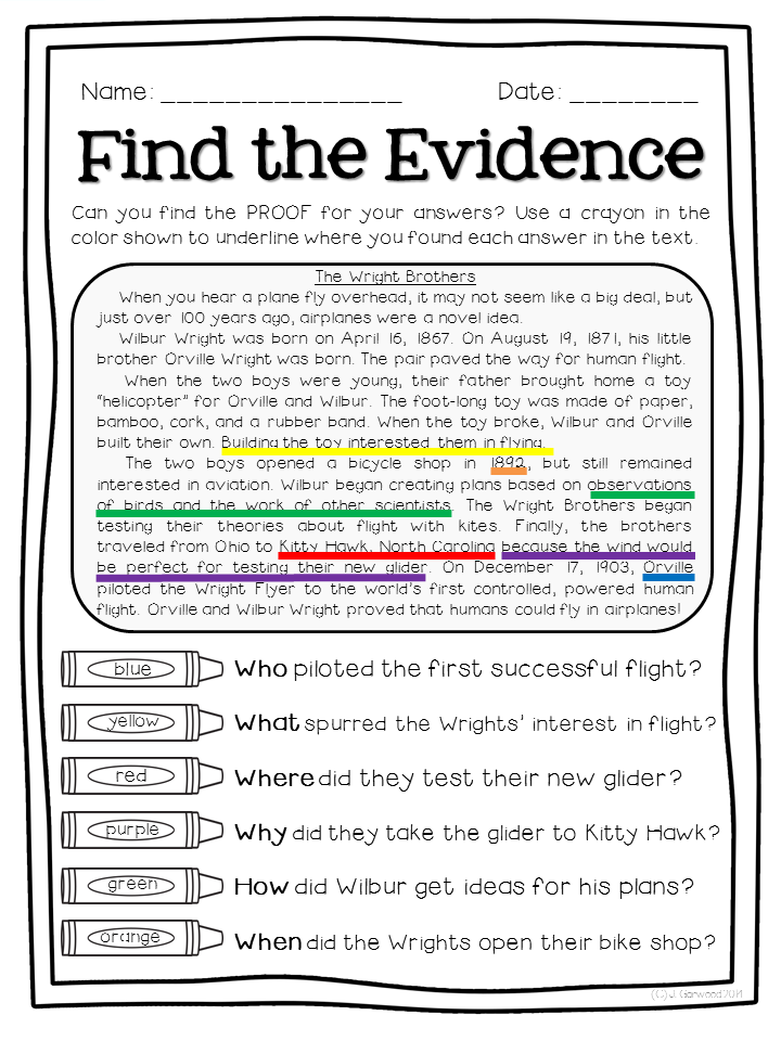 Finding Evidence for Claims: Easy Worksheet Guide