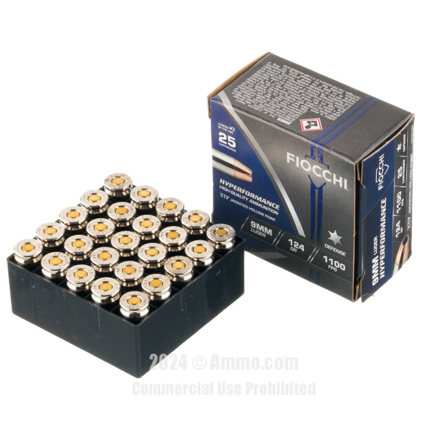 Fiocchi 9Mm Ammo Jhp