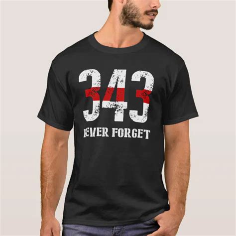 Firefighter 911 Memorial 343 Never Forget Men S Premium T Shirt Spreadshirt