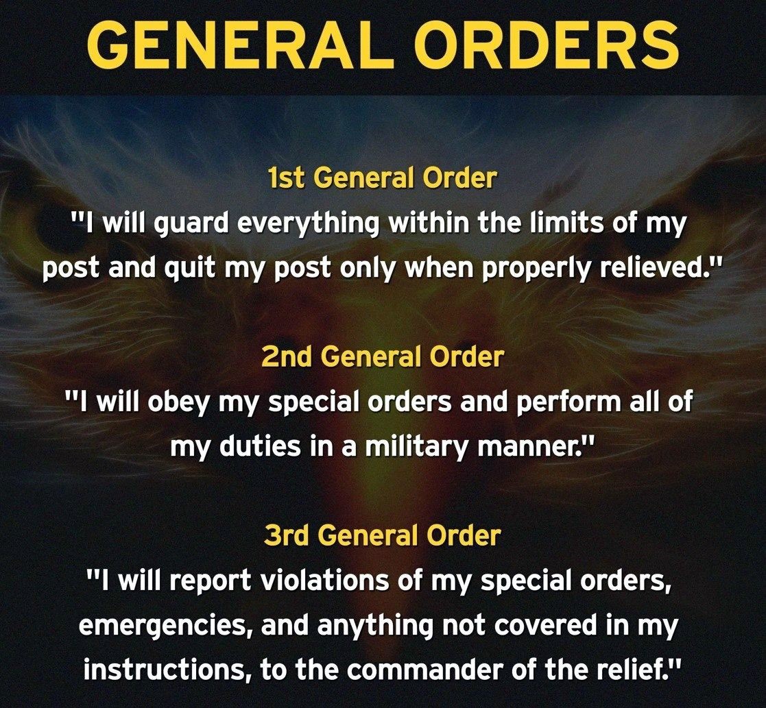 5 Ways of the First General Order Army