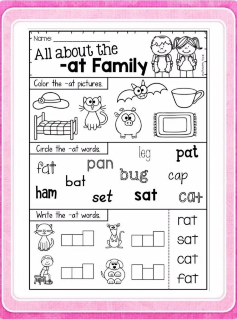 First Grade English Worksheets For Grade 1