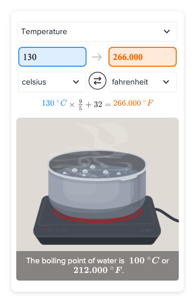 Flexi Answers How Do You Convert 130 C To Fahrenheit Ck 12 Foundation