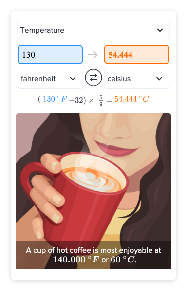 Flexi Answers How To Convert 130 Degrees Fahrenheit To Celsius Ck 12 Foundation