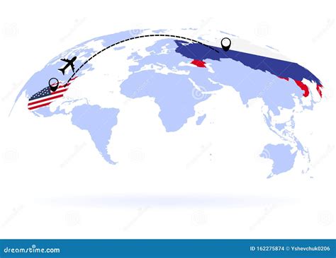 Russia to America Flight Time: Distance and Duration