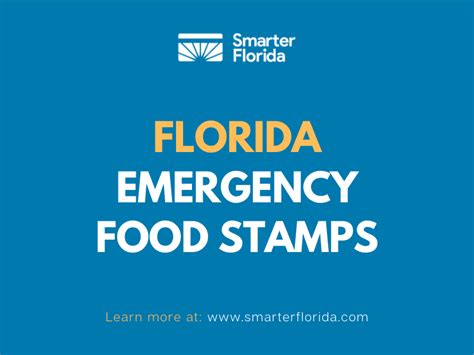 Florida Emergency Food Stamps 2022 Smarter Florida