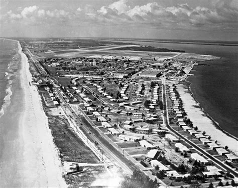 Florida Memory Aerial View Of Patrick Air Force Base Cocoa Beach Florida