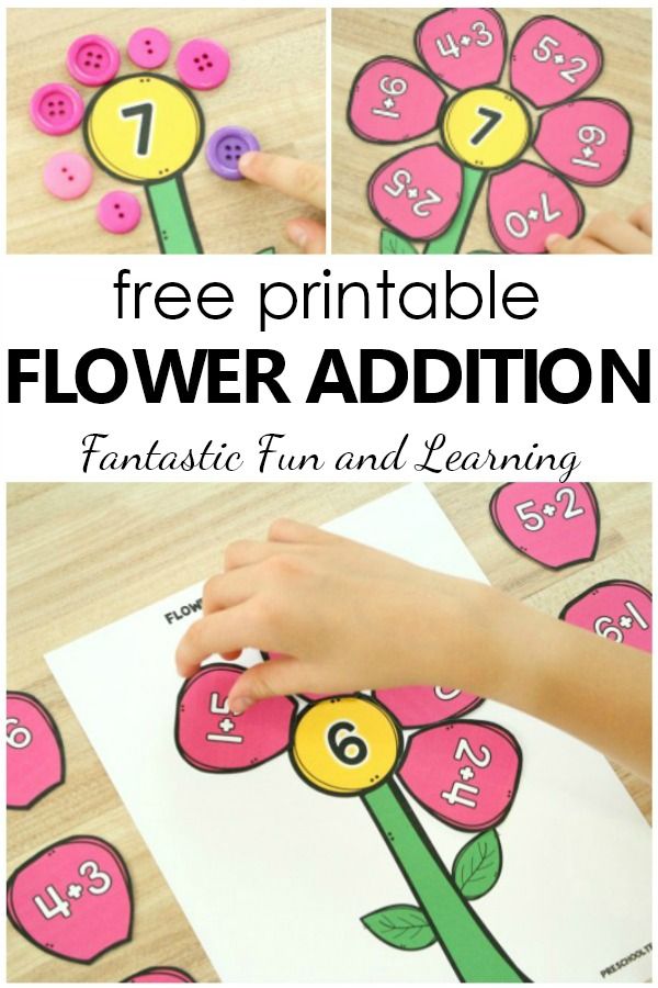 Flower Picture Addition Worksheet Free Printable Digital Amp Pdf