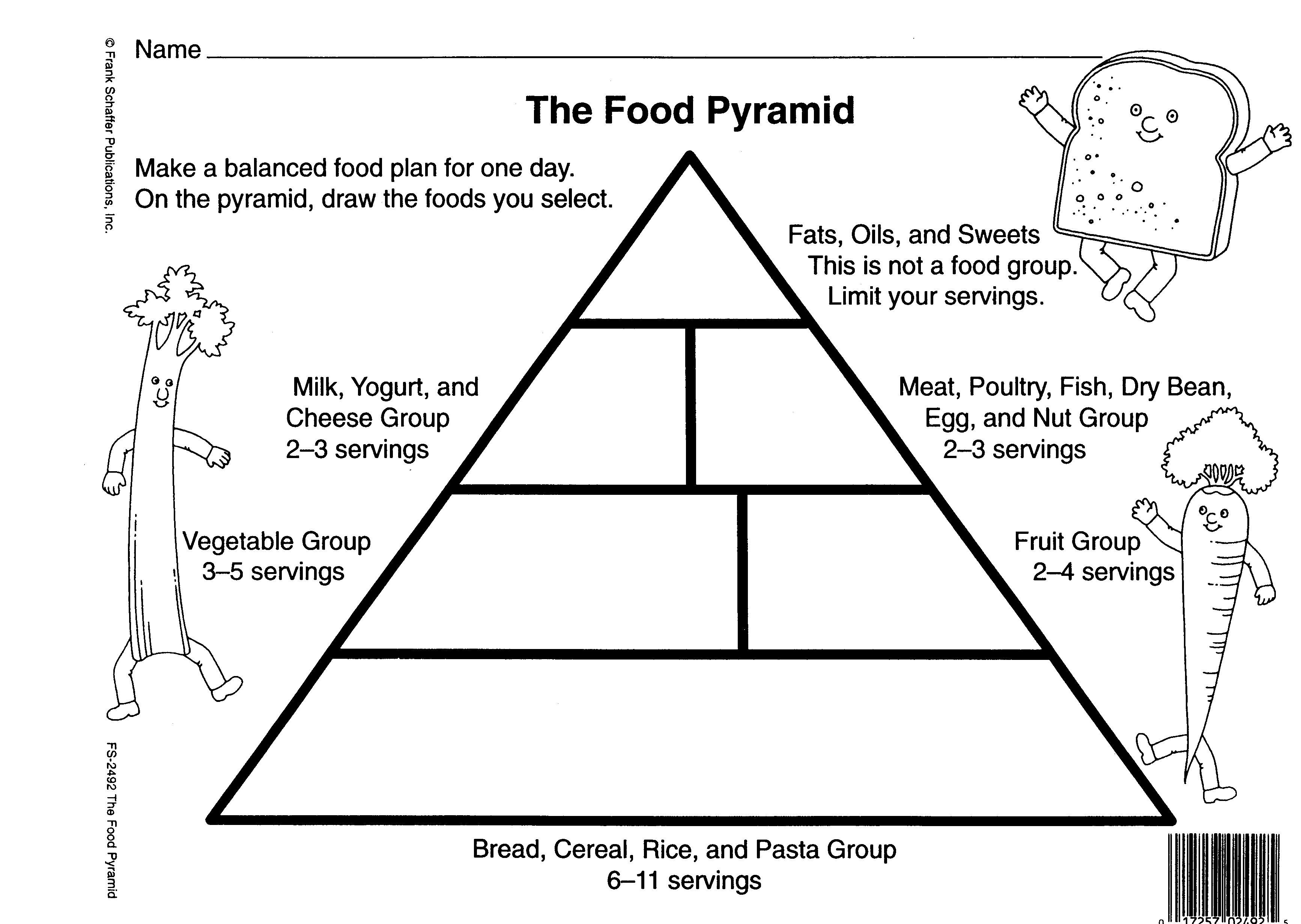 Food Pyramid Worksheet By Teach Simple