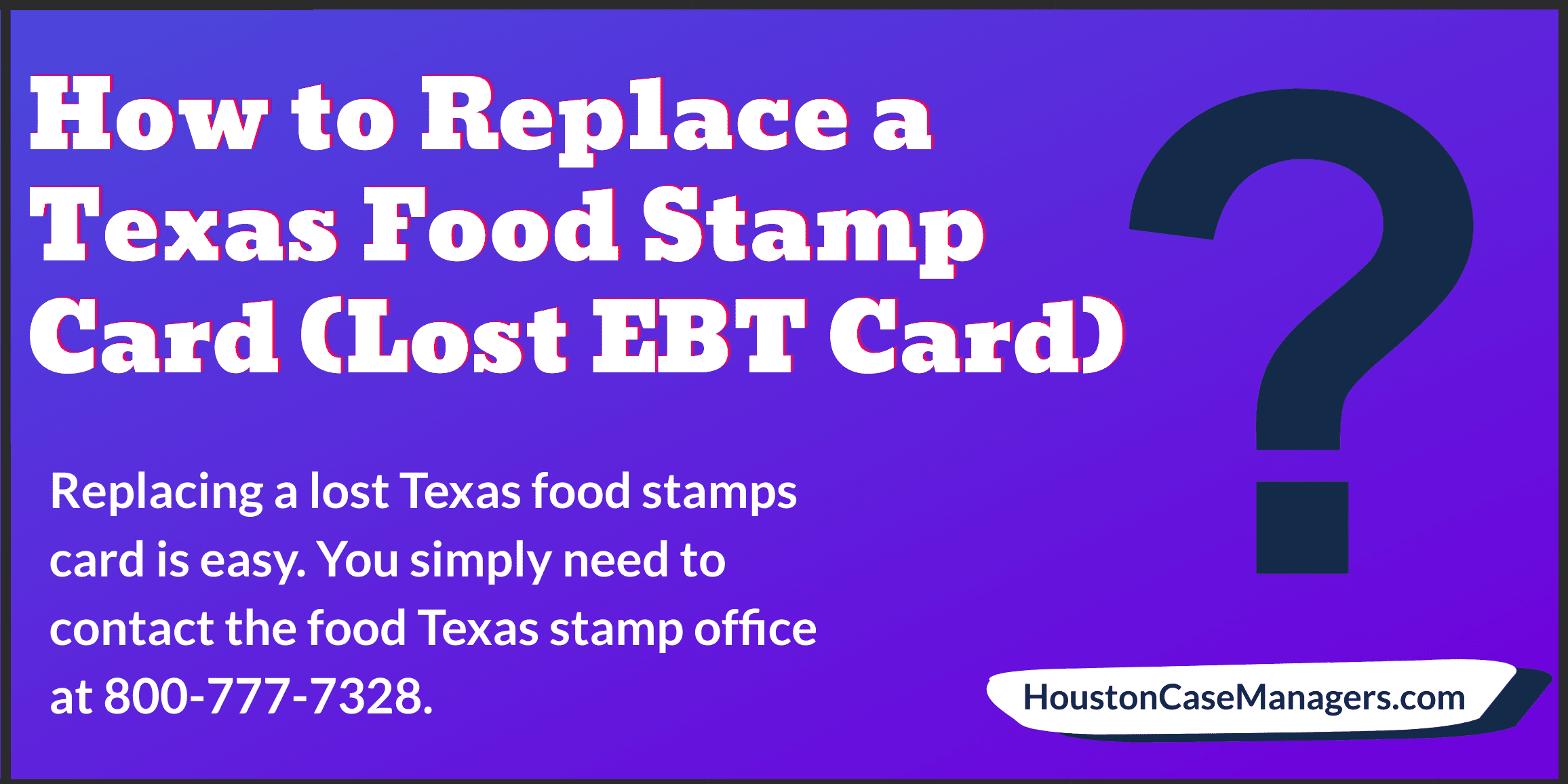 Food Stamp Card Lost Or Stolen Texas Divina Loftin