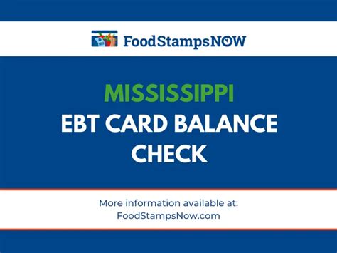 5 Tips Food Stamp Card Mississippi