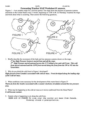 5 Essential Tips for Weather Map Forecasting Worksheet #3