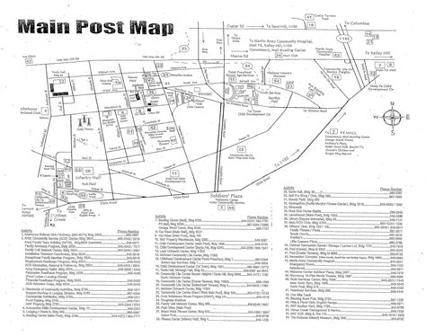 Fort Benning Main Post Map Army National Guard