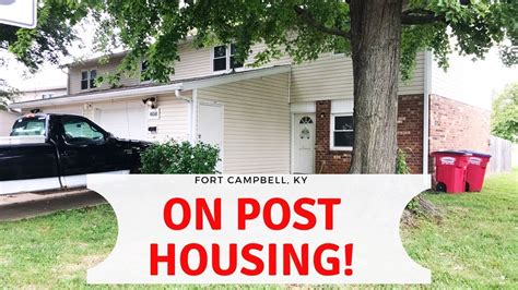 Fort Campbell On Post Housing Army Wife Youtube