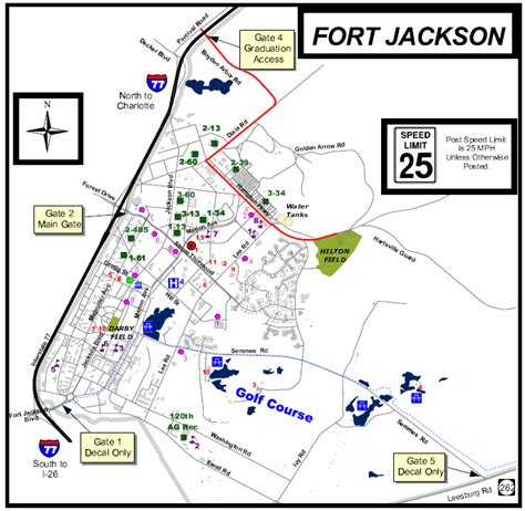 Fort Jackson South Carolina Map Maps For You