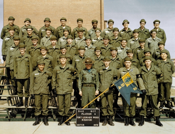 Fort Leonard Wood Mo 1972 Fort Leonard Wood A 3 2 2Nd Platoon The Military Yearbook Project