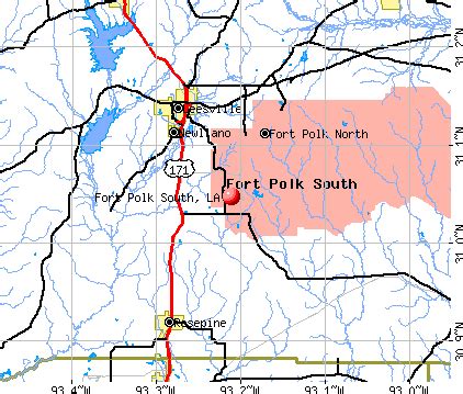 Fort Polk Louisiana Map Map Of The World