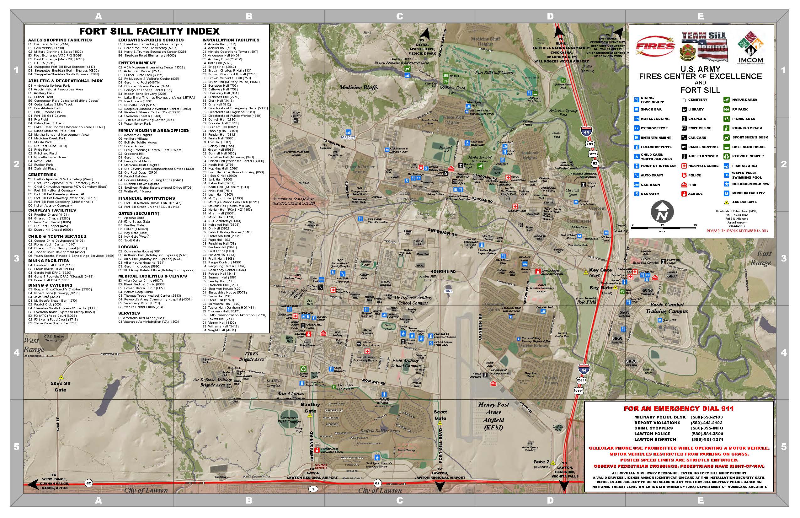 Fort Sill Map