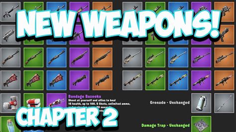 Fortnite Chapter 2 Season 4 New Guns