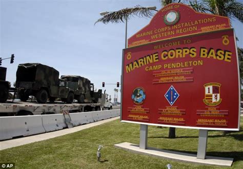 Four Marines Killed In Accident At Us Camp Pendleton Were Clearing Explosives From Firing Range