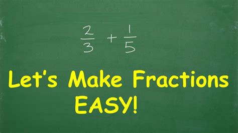 Fractions Made Easy Youtube