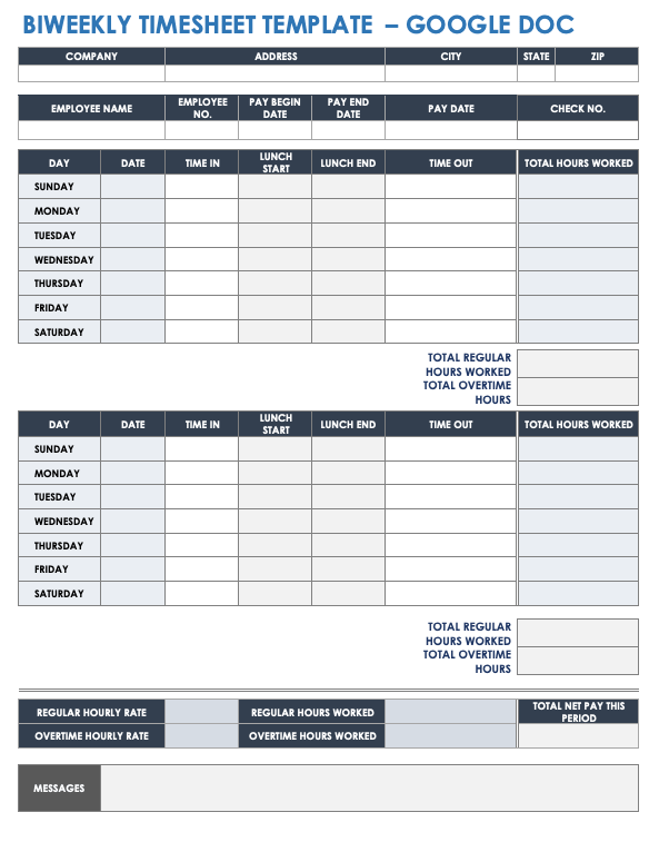 Free 17 Sample Payroll Timesheet Templates In Google Docs Google