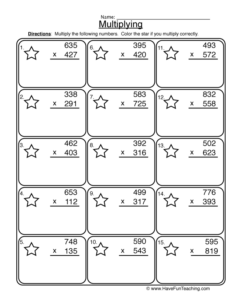 Free 3X3 Multiplication Worksheets Download Pdf Now