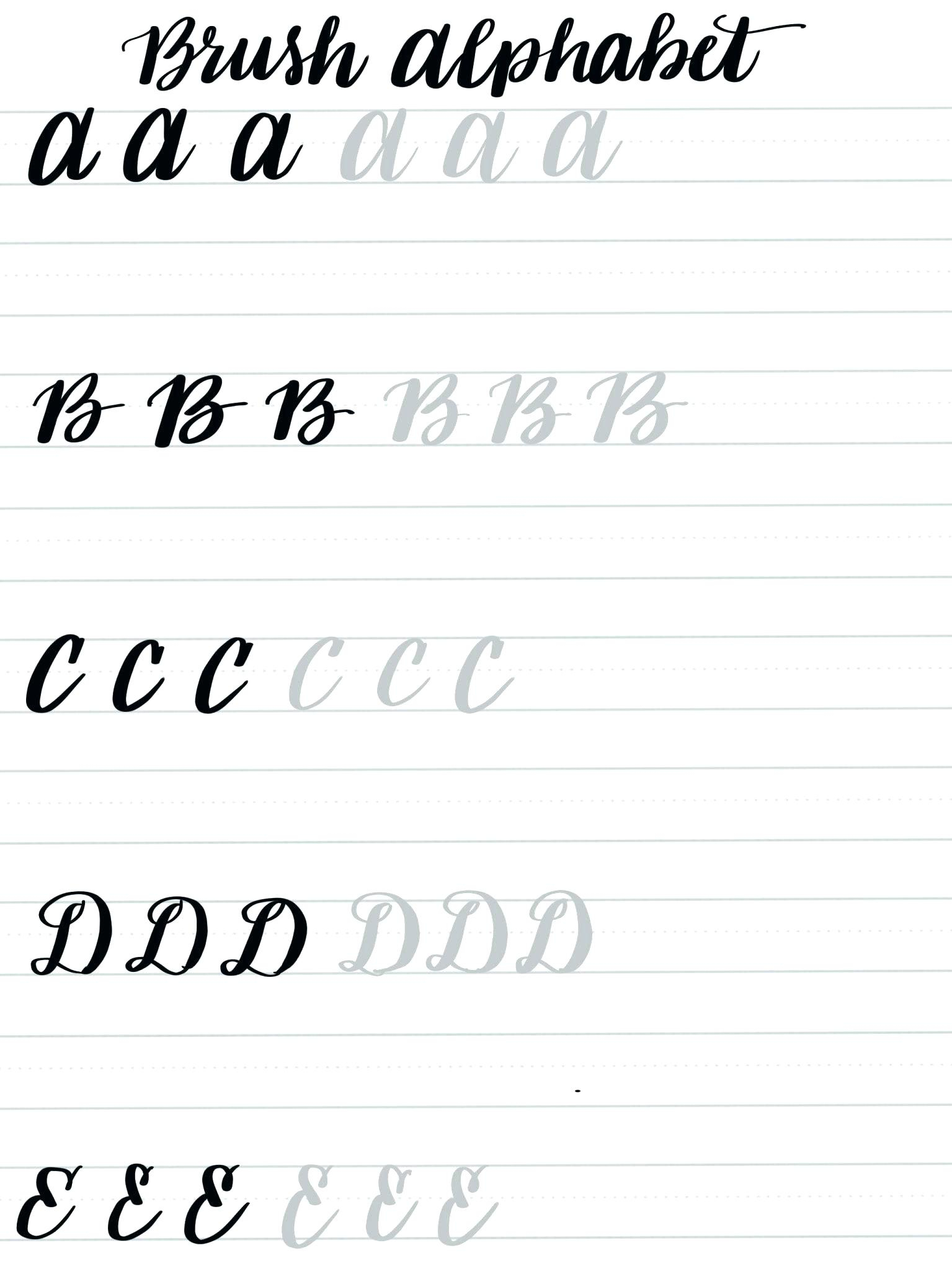 Download Free Calligraphy Worksheets Now