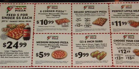 Free Coupons Online Jets Coupons Jet Amp 39 S Pizza Coupons Michigan Mi Jets Pizza Ohio